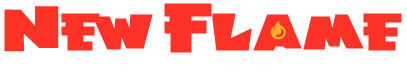 New Flame Propane Logo in White.